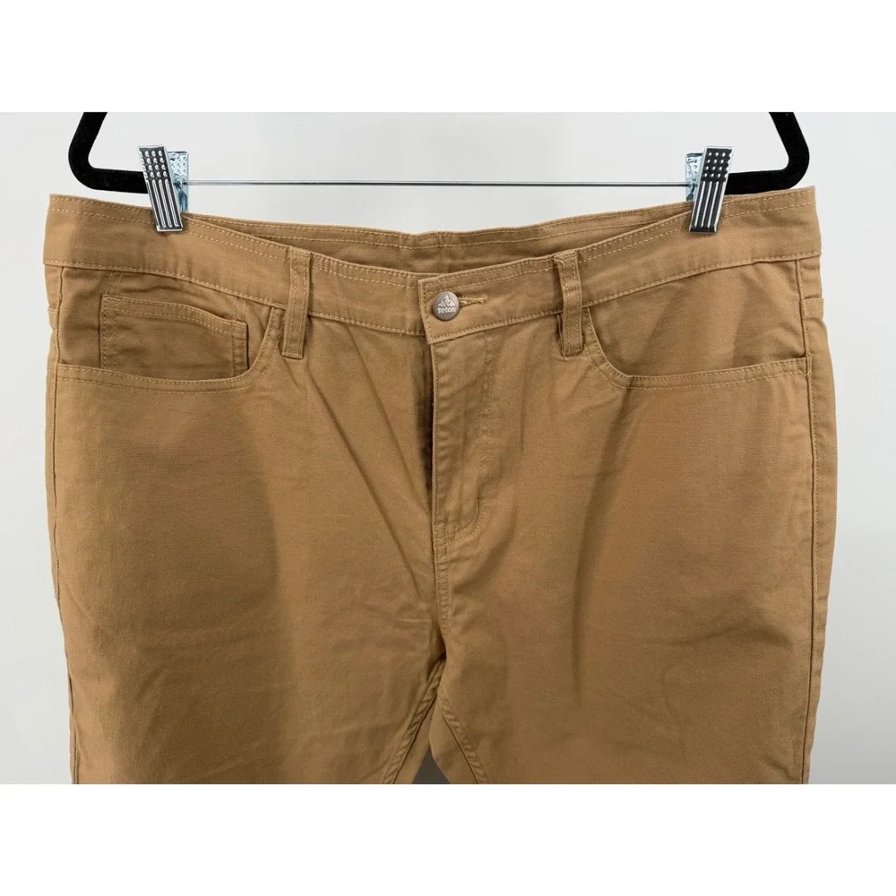NEW‎ Teton TGR Work Pants Slim Fit Tan Men's Size 38x32 Cotton Spandex
